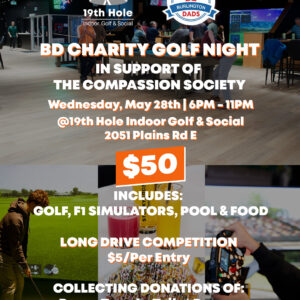 Burlington Dads Golf Night Out at 19th Hole Indoor Golf & Social